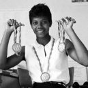 Wilma Rudolphová - Wilma Rudophová (1960) s olympijskými medailemi- wikipedie