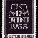 Východoněmecké povstání 1953 - Západoberlínská známka připomínající povstání – wikipedie