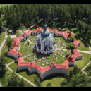 Santiniho architektura - kostel sv. Jana Nepomuckého, Žďár nad Sázavou