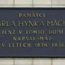 Mácha - Pamětní deska