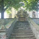 Milešovka - schody do kostela sv. Antonína Paduánského