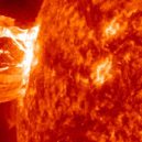 polární záře - sluneční erupce