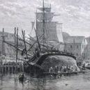 Charles Vane - Údržba a oprava plachetnice pod čárou ponoru (odstranění shnilého nebo střelbou poškozeného dřeva) – 1882 – wikipedie
