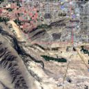 UFO nad Arizonou 1997 - Část města Phoenix – na západě pohoří Sierra Estrella, z nímž zmizela záhadná světla – mapy google