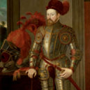 Ferdinand II. Tyrolský ve Hvězdě - F. Terzio, Ferdinand II. Tyrolský, kolem 1550, reprodukce (originál Kunsthistorisches Museum Wien) . KHM – Museumsverband_výřez