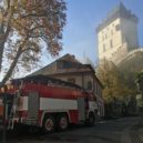 Požár na Karlštejně likvidovalo čtrnáct hasičských jednotek - karlštejn cvičný požár 11