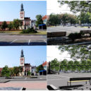 Revitalizace historického jádra města Slaný. Návrh úprav Masarykova náměstí (Sýkora a kol.) - Vizualizace úprav Masarykova náměstí_stávající stav versus návrh úprav 7