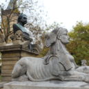 Pocta Vítězslavu Hálkovi - Statue_Vítězslav_Hálek_Place_Karlovo_Prague_11