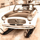 Auta na lyžích - ski-car