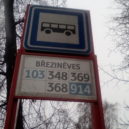 Získají maltézští rytíři pozemky v Březiněvsi? O tom rozhodne soud - Brezineves 15 – Autobusova zastavka foto AC