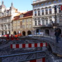 Na Malostranské probíhá výměna kolejnic za nové - Praha 1 Malostranská doprava omezený Výměna kolejnic