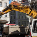 Na Malostranské probíhá výměna kolejnic za nové - Praha 1 Malostranská doprava omezený Výměna kolejnic
