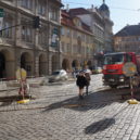 Na Malostranské probíhá výměna kolejnic za nové - Praha 1 Malostranská doprava omezený Výměna kolejnic