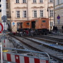 Na Malostranské probíhá výměna kolejnic za nové - Praha 1 Malostranská doprava omezený Výměna kolejnic