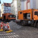 Na Malostranské probíhá výměna kolejnic za nové - Praha 1 Malostranská doprava omezený Výměna kolejnic