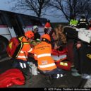 Fotografie z místa nehody u Horoměřic (12. ledna 2018) - Nehoda Horoměřice