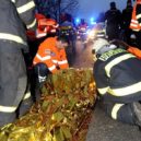 Fotografie z místa nehody u Horoměřic (12. ledna 2018) - Nehoda Horoměřice