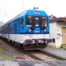 Vlaky - Malá_Skála,_vlak_tažený_vozem_Koťátko_II