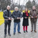 Slavnostní otevření nového mostku přes Botič - Mostek přes Botič 3 – Slavnostní přestřižení pásky