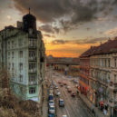 Takhle momentálně vypadá Husitská ulice na Žižkově - Husitská ulice, Žižkov, Praha 3