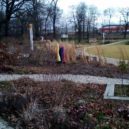 Zámecký park v Dolních Počernicích v zimě - Dolní Počernice, zámecká zahrada (6)