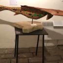 Obrazy jsou k vidění ve sklepení Galerie u Zlatého kohouta v Praze - Dílo Radka Kubiny – foto Galerie u Zlatého kohouta