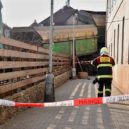 Nákladní vlak vykolejil v pražském Radotíně - Radotín vykolejený vlak