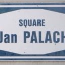 Jan Zajíc a Jan Palach, živé pochodně - Luxembourg,_square_Jan_Palach_-_nom_de_rue