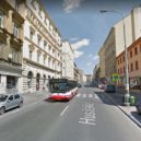 Takhle momentálně vypadá Husitská ulice na Žižkově - Husitská ulice, Žižkov, Praha 3