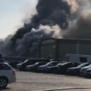 Požár bývalých mrazíren v Mochově - mochov požár