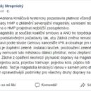 Magistrála – zeleň - Magistrála, Stropnický Facebook