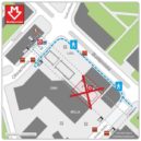 Jižní vestibul metra Budějovická je zavřený - Budějovická Praha 4 metro uzavírka