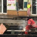 Zenklova ulice na konci března 2018 - Zenklova ulice Praha 8