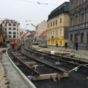 Zenklova ulice na konci března 2018 - Zenklova ulice Praha 8
