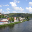 Davle - Davle z mostu Vltavanů (r. 2008)