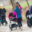 Strollering – Horoměřice - Cvičení s kočárky 1 – foto archiv Kristýny Strakošové