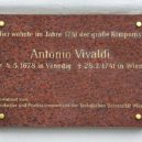 Antonio Vivaldi - Pamětní deska na Antonia Vivaldiho