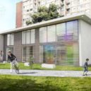 Kobylisy – komunitní centrum - Rodinné centrum v Kobylisích – vizualizace (1)