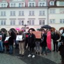 Češi i Kurdové bok po boku v Praze demonstrovali proti útokům Turecka - Z demonstrace proti útoku Turecka na Afrín 2 _- foto AC
