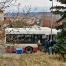 Midibus testovali v Radotíně. Vyjede? - Z testovací jízdy eBusu 4 – foto mcpraha16.cz