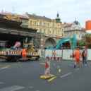 Oprava Negrelliho viaduktu – demolice mostu v Křižíkově ulici - Bourani mostu na Negrelliho viaduktu mas 7