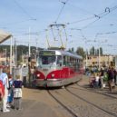 Tramvajové zastávky – výběr - Vozovna Hloubětín.
