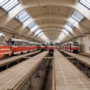 Tramvajové zastávky – výběr - Vozovna Pankrác.