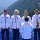 Kanoistika – Sofie Kinclová - Předávání medailí – foto Český svaz kanoistů