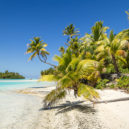 5 nejkrásnějších pláží na světě - Ostrov One foot island v Aitutaki, Cookovy ostrovy