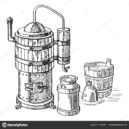 Ilegální pálení lihu - alcohol distillation process