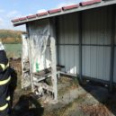 Na strakonické shořela dodávka s nábytkem - 21-021