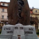 Zbraslav – opravený pomník - Pomník Zbraslav – foto AC 2