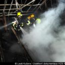 Zásah hasičů v Radotíně, kde hořel skleník - Hašení požáru v Radotíně – foto Leoš Kučera 4 – Oddělení dokumentace HZS Praha 2018