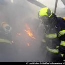 Požár domu s pergolou v Radotíně - Požár Radotín – foto Leoš Kučera – Oddělení dokumentace HZS Praha 3